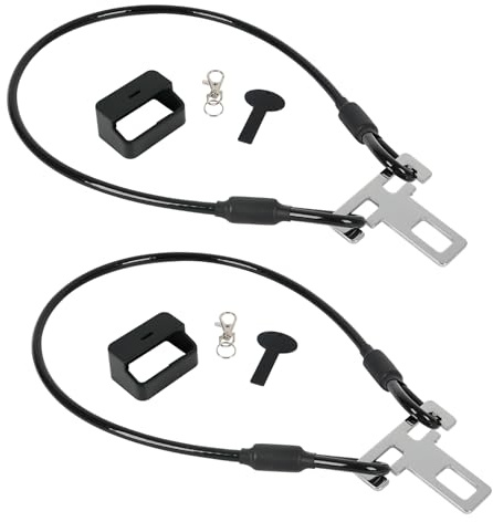 Stöldskydd, husbil, tillbehör, stöldskydd, 2 stycken 60 cm, inbrottsskydd, dörrskydd, inbrottsskydd, campingskjutdörrlås för husvagn, husbil, transportbil, nyttofordon (A)