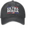 RDCGRS Baseballkappe Ultra MAGA Männer Frauen 2024 Präsidentschaftswahl Distressed Washed Cap Vintage Verstellbare Passform Sun Cap Outdoor Sport Geschenk