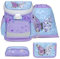 Belmil Mini-Fit Schulranzen Set 4 -teilig (405-33/AG/S) (Purple Blue Butterfly)
