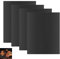 Protector Horno Interior | Estera Barbacoa Reutilizable 40x30cm | Pack de 4 Alfombrilla Horno Antiadherentes para Horno, Parrilla o Barbacoa | Resistente al Calor hasta 260°C | Fácil de limpiar