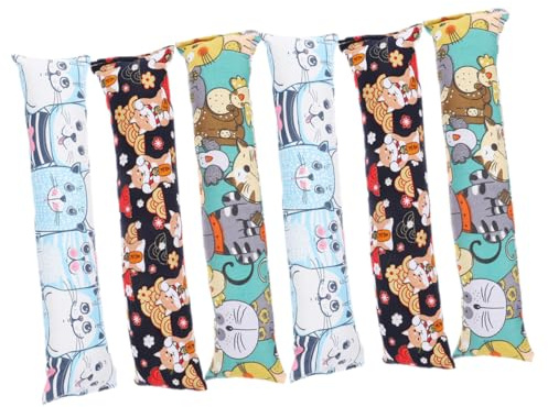 SUPVOX 6pcs Catnip Pillow Toys for Kitten Interactive Cat Chew Toys Catnip for Indoor Cats