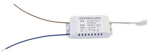 Lámpara de rejilla de techo de 16-36W, controlador especial, rectificador de potencia LED, tres adaptadores AC220V sin aislamiento