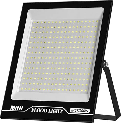 Säkerhetsljus LED Flood Light IP67 Reflektor Gatulampa Vägg(200w Cold White)