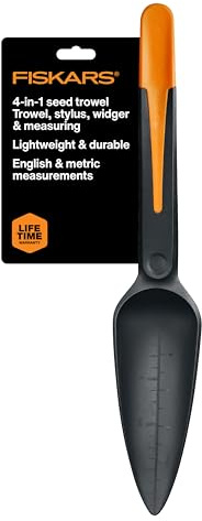 Fiskars 340110-1001 Seed Planting Trowel, Black