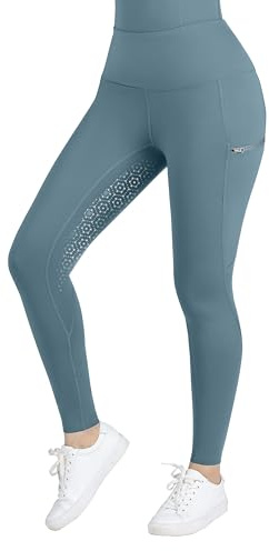Harrison Howard Pantaloni da equitazione da donna con tasche con cerniera Pantaloni da equitazione da donna