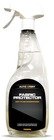 Star Brite Auto Xpert Fabric Protector, 750ml, Unique Water-Based Coating, Repels Water and Stains, Easy-to-use Spray, For Use on Interior and Exterior Fabrics, Clothing, PFC Free.