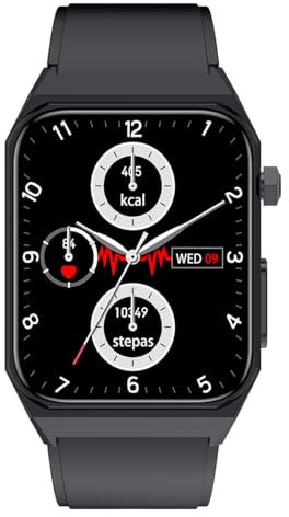 Kardena® Care Control 2 with 1 Channel Artificial Intelligence ECG for Disease Detection, for Men and Women, 7 Vital Measurements, 4-QT Interval Measurements, IP68