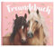 Depesche 13198 Miss Melody - Freundebuch in Rosa, mit Pferde Motiv und Pony Muster in Gold, Freundschaftsbuch mit 108 Seiten zum Eintragen und Verzieren