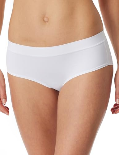 Schiesser Damen Unterwäsche Panty Single Jersey - Unique Micro, Weiss_181422, 38
