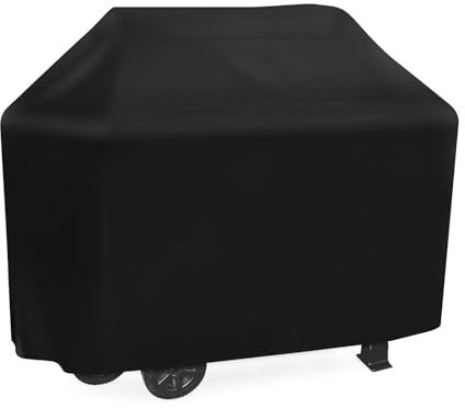 Housse de Barbecue Universelle 132x66x109cm - Bâche de Protection extérieure résistante à l'eau et au Vent pour Grill à gaz et Charbon