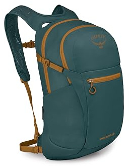 Osprey Daylite Plus Lifestyle Backpack, 20L, Torrent Blue | everyday bag, campus pack, laptop carry, laptop sleeve, work school travel, Blue color, OS size