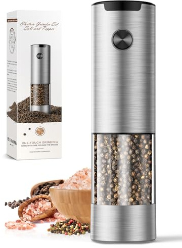 Stainless Steel Salt and Pepper Grinder Set Kitchen Appliances for New Home