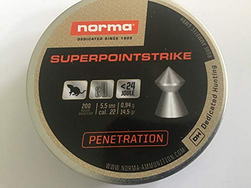 Norma SuperStrikePoint .22/5.5mm Air Gun Pellets (200ct)