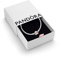 PANDORA Moments Women's 14k Rose Gold-Plated and Sterling Silver Heart Clasp Snake Chain Bracelet for Charms, Size 19, With Gift Box