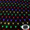 NAIZY Filet Lumineux LED 3M x 2M 250LEDs Guirlande Lumineuses Filet 8 Modes d'Eclairage Mesh Fairy Light Déco de Noel Fête Jardin - RGB