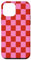 iPhone 12 mini Red Pink Checkered Pink Red Checkered Pink and Red Checkered Case