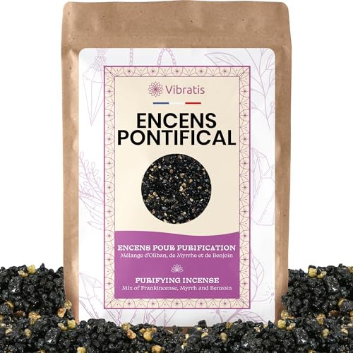 Incienso Pontificio de Grano 50 g Calidad A++ | Potente para Purificación y Protección, Eleva el Nivel Vibratorio, Ayuda a Conectarse a su Parte Divina | de Iglesia