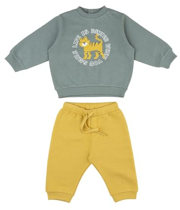 Prénatal Bimbo 0-24 Completo Tuta con Pantalone Lungo e Felpa
