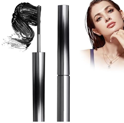 Faccelove's Ironeye Mascara, Iron Eye Mascara Facelove, 3D Curling Eyelash Irons, Iron Wand Mascaras, Ironeye Verlängernde & Pflegende, Waterproof, Long-Lasting And Smudge-Free (Schwarz*1)