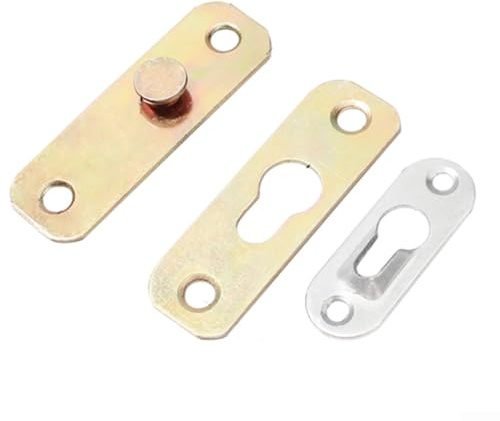 30 Pack Metal Keyhole for Photo Hanger Fasteners for Hanging Picture Frames, Cabinets, and Furniture Securely (A )