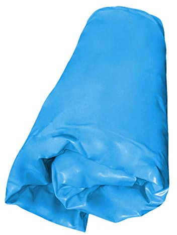 Summer Fun Pool Folie achtform 5,00m x 8,55m x 1,20m Folienstärke 0,6mm blau mit Einhängebiese 500 x 855 x 120 cm Stahlwandpool Achtformpool