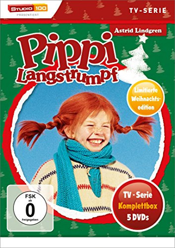 Astrid Lindgren: Pippi Langstrumpf - TV-Serie Komplettbox (5 Discs, Exklusivprodukt) (CHRISTMAS LIMITED EDITION)