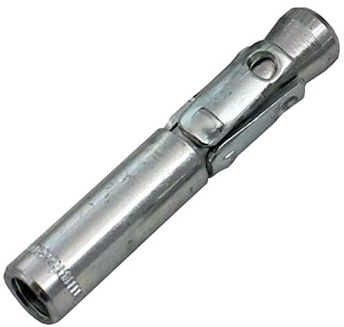 Lumonic 5x Chevilles pour charges lourdes avec filetage intérieur M6x15mm | ancrage à clavette intérieure de haute qualité, galvanisé | Montage traver