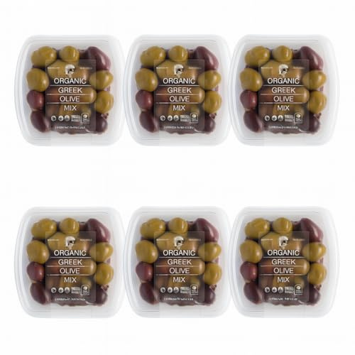 Divina, Organic Greek Olive Mix, 6.3 Ounce(pack of 6)