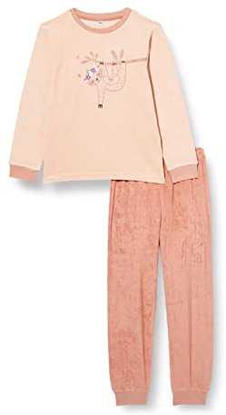 Playshoes Unisex Kinder Frottee Schlafanzug Zweiteilig Pyjamaset, Faultier, 98 EU