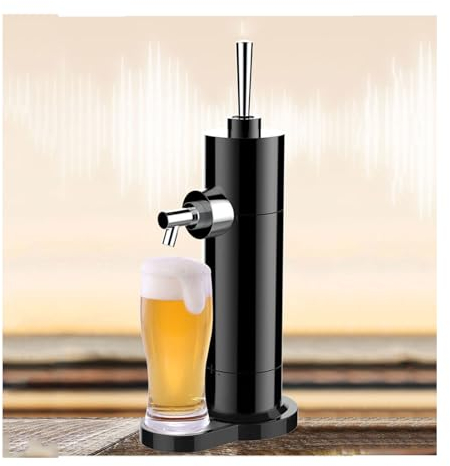 WRJAHCG Dispensador De Cerveza, Maquina De Cerveza,Grifo De Cerveza para Latas,Convierte Cualquier Lata En Un Borrador Estilo para CerveceríAs, Un Gran Regalo para Los Amantes De La Cerveza.,Negro