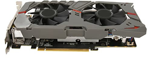 Plyisty GTX960, 4 GB GDDR5 128-Bit-Grafikkarte, Core 1140/1203 MHz, DirectX 11.2, OpenGL 4.3, Dual-Fan-Kühlung, für Office-Spiele