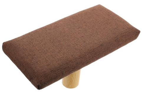 TOYANDONA Banco de Madera para Arrodillarse con Cojín Taburete Ergonómico para Oración y Meditación Silla de Rodillas Pequeña para Personas Menores de Asiento Portátil de Madera Natural