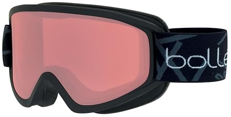 Bollé - FREEZE Skibrillen Schwarz matt - Vermillon Kat 2, Skibrille, Medium, Unisex Erwachsene,M