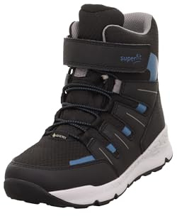 Superfit Free Ride Warm gefütterte Gore-Tex - Stivali da Neve, Schwarz/Blau 0000,