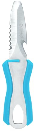 Abysstar, Coltello Subacqueo per Pesca in Apnea e Immersioni Eagle 4 Blunt Tip Unisex Adulto, Blu, s