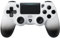 Générique Manette sans Fil pour PS4, Manette Wireless Pro Controller Blanc avec Batterie Rechargeable 600mAh, Prise Audio 3,5 mm, 6 Axes et Dual Vibration, Compatible avec PS4/ Slim/Pro et PC Windows