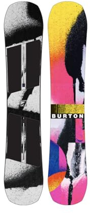 Burton – Tabla de snowboard Rewind Camber Spray Paint Hombre – Talla 145 – Negro