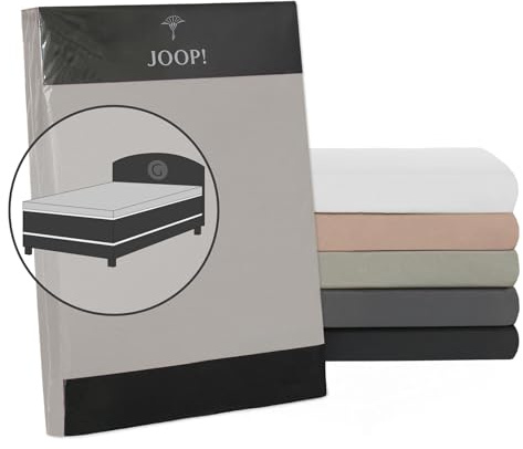 Joop! Mako-Jersey Topper Spannbettlaken Farbe Taupe Größe 140-160x200cm Betttuch