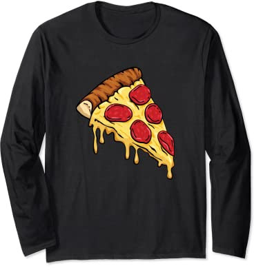 Pelle à pizza avec illustration de dessin animé Pepperoni et fromage Manche Longue