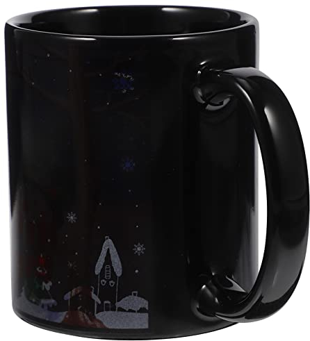 Zerodeko Weihnachts-farbwechsel Becher Teetasse Weihnachtsbecher Für Kinder Handbemalte Tassen Schneemann-kaffeetasse Weihnachtswasserkrug Kaffeebecher Bierbecher Weihnachten Keramik