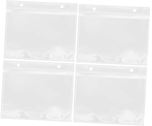 AOKWAWALIY 20 Stück Album-Ergänzungs-Seitenbinder, Fotoseiten, Foto-Binder-Einsätze, Postkarten-Album, Einsätze, Fotohüllen, Karten, Rezept-Plastiktasche