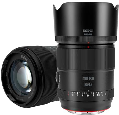 Meike 85mm f1.8 Pro II Full Frame STM Medium Telephoto Lens High Resolution Auto Focus Fixed Portrait Lenses for Panasonic Lumix Sigma Leica L Mirrorless Camera S1 S1R S1H S5 FP FPL SL SL2 TL