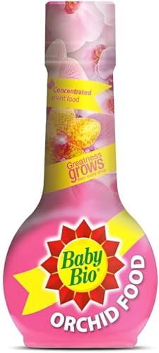 Baby Bio Orchid Food 175ml Concentrated Fertiliser for Healthy Growth and Vibrant Blooms Makes Up to 70L Feed for Strong Roots Lush Leaves and Beautiful Flowers Pink 175ml 1 Pack