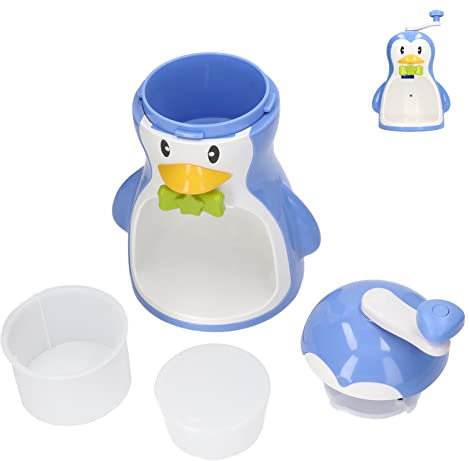Macchina ghiacciata rasata ABS Penguin forma blu casa portatile manuale maker di cono cono con accessori da cucina per container per uffici da viaggio per campeggio da cucina da
