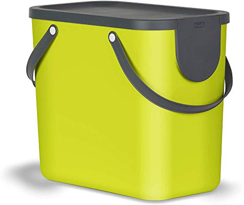 ROTHO Recycling-Müllsystem Albula 25 l grün lime grün