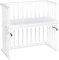 babybay Midi Beistellbett, weiß lackiert mit Matratze Classic Soft