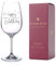 Diamante Bicchiere da Vino Happy Birthday – Calice da Vino in Cristallo Singolo con Slogan Happy Birthday e Cristalli – Confezione Regalo