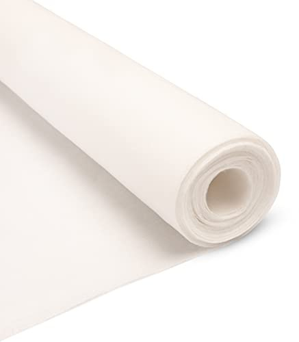 Tissu thermocollant Realm à repasser/Entoilage thermofusible (Blanc, Poids moyen 75 cm x 3 m)