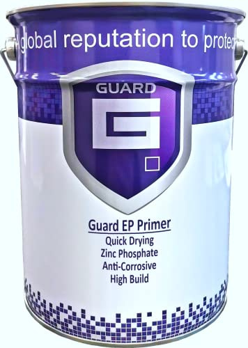 Guard EP Anti Corrosion Quick Drying High Build Zinc Phosphate Metal Primer Paint Red Oxide & Grey Oxide (5 Litres, Grey)