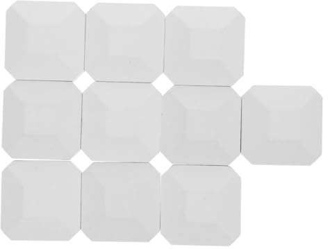 Garneck Bricchette di Ricambio in Cordierite per Griglie A Gas Confezione da 10 Bricchette per Barbecue per Barbecue A Gas 2x2 Pollici